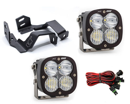 Ford F-250 | F-350 2017-2020 A-Pillar Light Bracket Kit w/Baja Designs Driving Combo Pattern XL80 Series LED VR-F250-915-677803