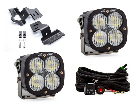 Chevrolet | GMC Trucks 2014-2018 A-Pillar Light Bracket Kit w/Baja Designs Wide Cornering Pattern XL80 Series LED VR-GMC-915-677805