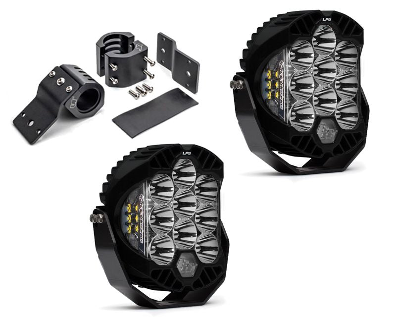 Mercedes-Benz G-Class W463 Brush Guard Light Bracket Kit w/Baja Designs White Spot LP9 Sport LED Pod VR-GW463-910-350001
