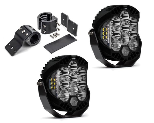 Mercedes-Benz G-Class W463 Brush Guard Light Bracket Kit w/Baja Designs White Spot LP9 Sport LED Driving/Combo VR-GW463-910-350003