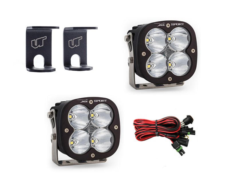 Ram 1500 2009-2021 A-Pillar Light Bracket Kit w/Baja Designs High Speed Spot Pattern XL Sport Series LED VR-RAM-915-567801