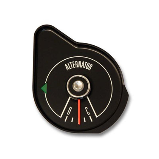 Scott Drake Alternator Gauge/Black Ford Mustang 1969