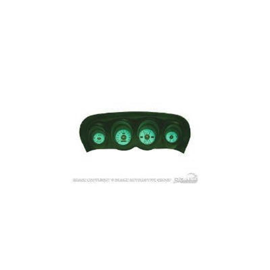 Scott Drake Electro Luminescent Lnstrument Panels 6 piece no tach Ford Mustang 1969