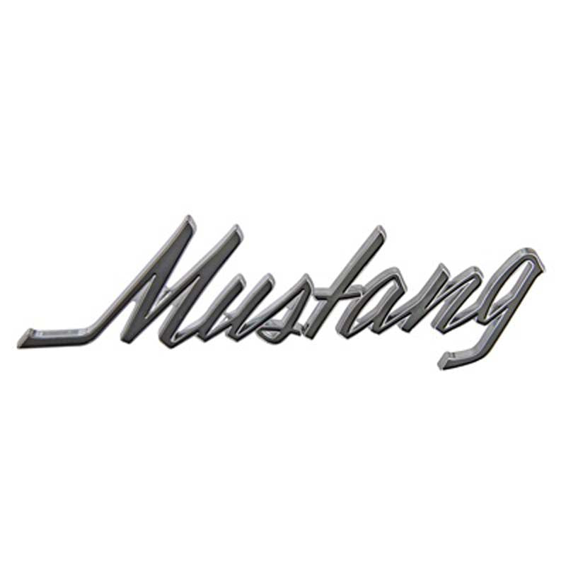 Scott Drake Fender and Trunk Emblem Pin On Mustang Script Ford Mustang 1969-1973