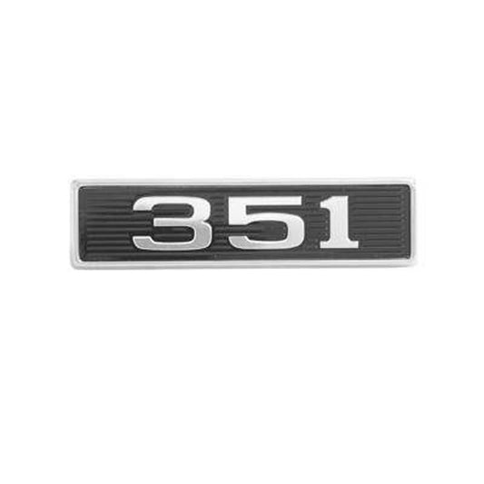 Scott Drake 351 Hood-Scoop Emblem Ford Mustang 1969 C9ZZ-16637-C