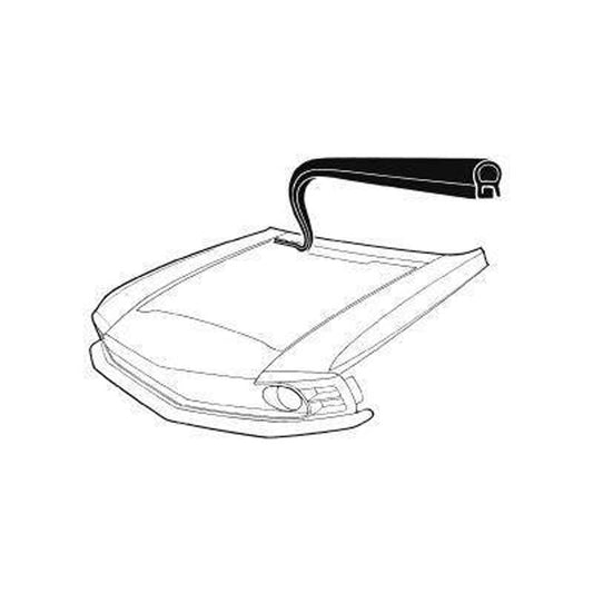 Scott Drake Cowl to Hood Seal Ford Mustang 1969-1970