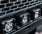 Ford Bronco Front Bumper Light Bracket with 6 Rigid Radiance LED Light Pods VR-BRO-3000-RAD-6